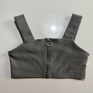 ALO Yoga Zipper Sport Bra